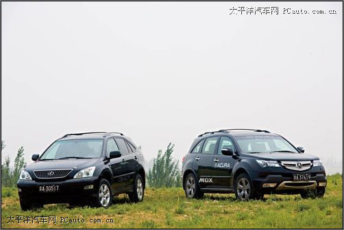 雷克萨斯RX350与讴歌MDX