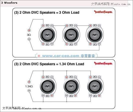 双音圈的低音接线方法