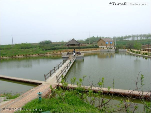 农庄鱼塘一景