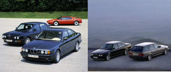 第三代bmw 5系可谓是"大跃进"的一代,1992年推出的bmw 520i和bmw 525i