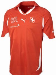 2010瑞士队世界杯球衣【图】
