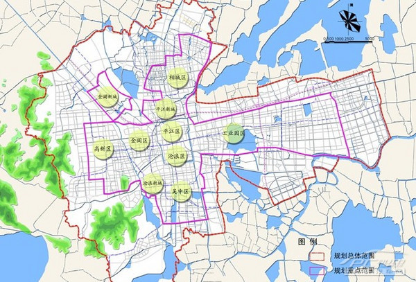 苏州市无障碍建设发展规划(2010-2020—规划范围示意图